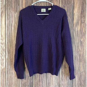 GAP womens vneck sweater purple XS extra small